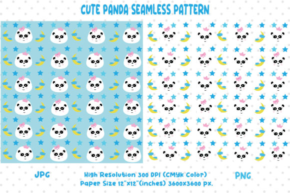 Download Cute Panda Seamless Pattern Digital Pape - Premium Resources
