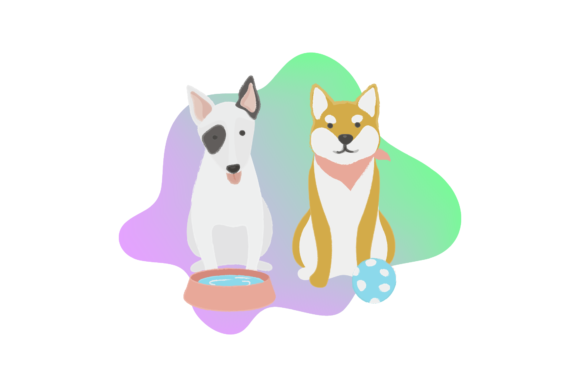 Download Dog Cute Animal Abstract Background - Premium Bundle